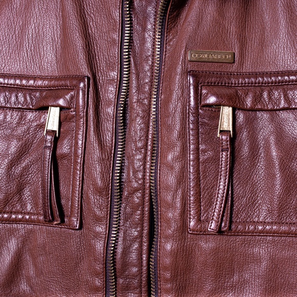 Dsquared2 Men's Leather Biker Jacket - Picture 3 of 16